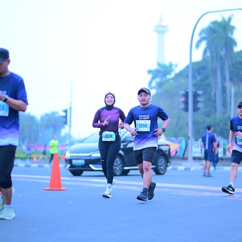 Race photo from KEMLU RUN 2026