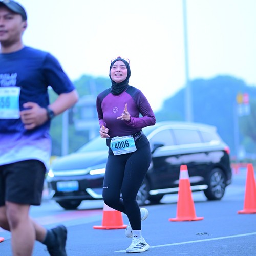 Race photo from KEMLU RUN 2026