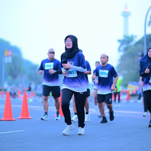 Race photo from KEMLU RUN 2026