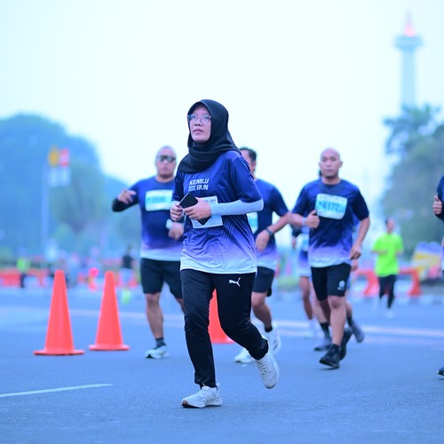 Race photo from KEMLU RUN 2026