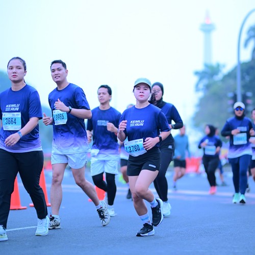Race photo from KEMLU RUN 2026