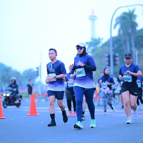 Race photo from KEMLU RUN 2026