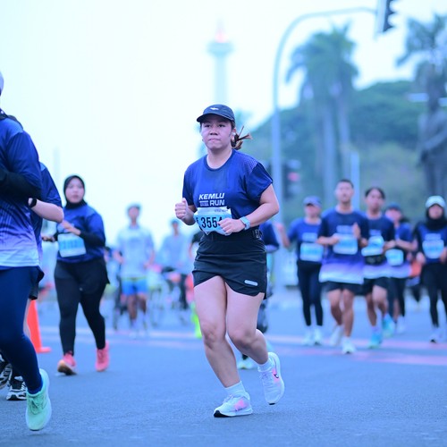 Race photo from KEMLU RUN 2026