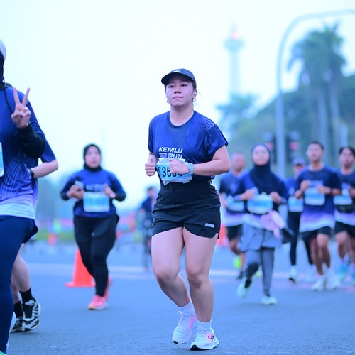 Race photo from KEMLU RUN 2026