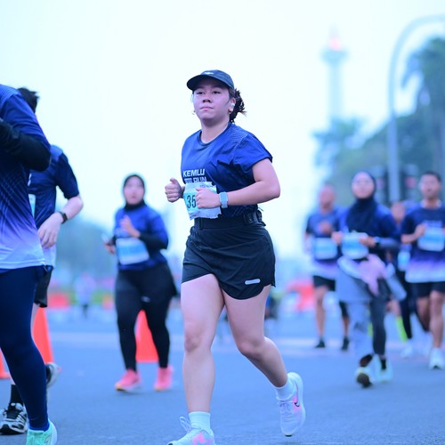 Race photo from KEMLU RUN 2026