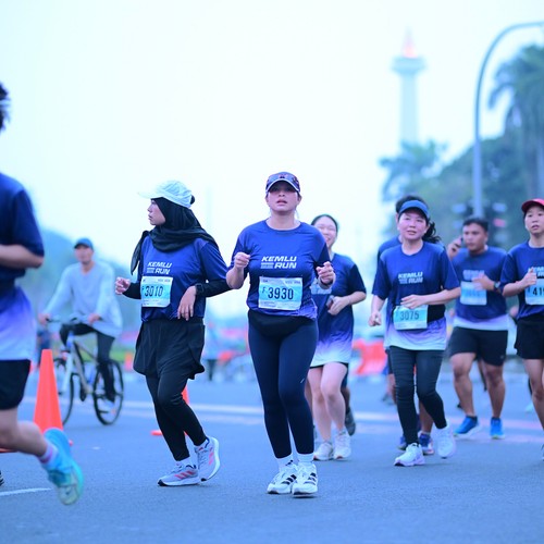 Race photo from KEMLU RUN 2026