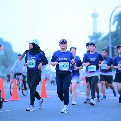 Race photo from KEMLU RUN 2026