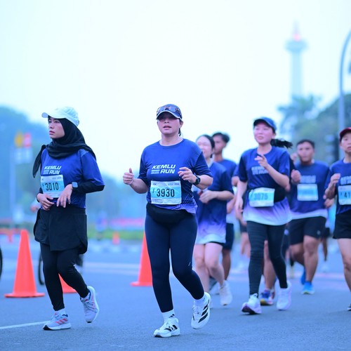 Race photo from KEMLU RUN 2026