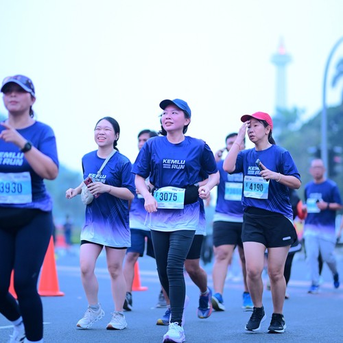 Race photo from KEMLU RUN 2026