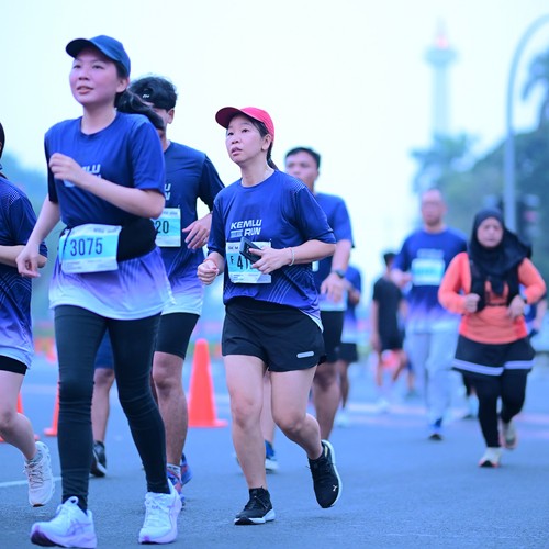 Race photo from KEMLU RUN 2026