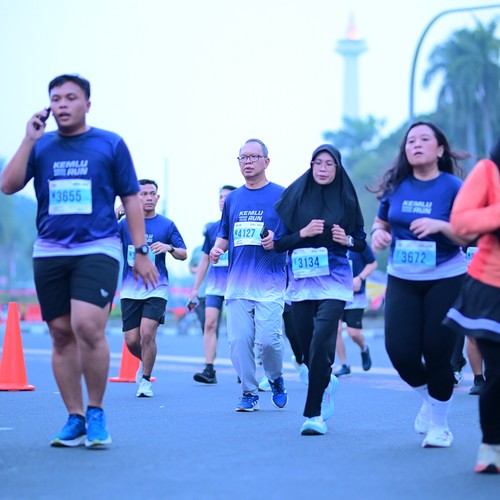 Race photo from KEMLU RUN 2026