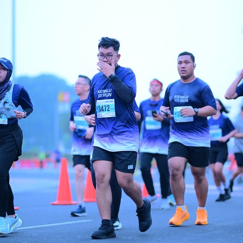 Race photo from KEMLU RUN 2026
