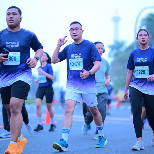 Race photo from KEMLU RUN 2026
