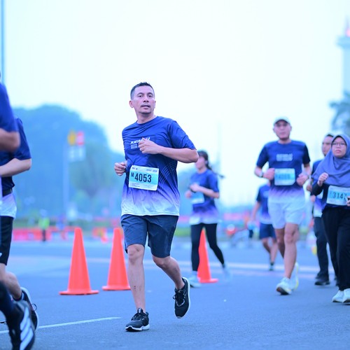 Race photo from KEMLU RUN 2026