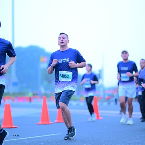 Race photo from KEMLU RUN 2026