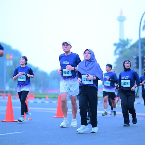 Race photo from KEMLU RUN 2026