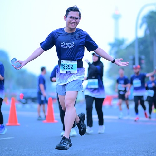 Race photo from KEMLU RUN 2026