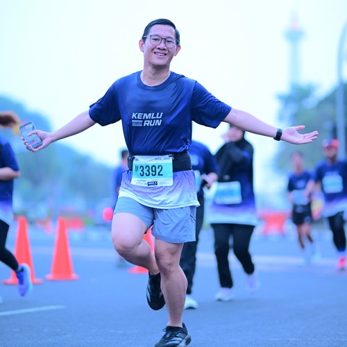 Race photo from KEMLU RUN 2026