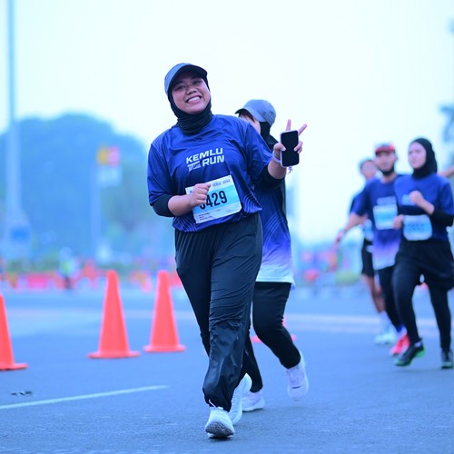 Race photo from KEMLU RUN 2026