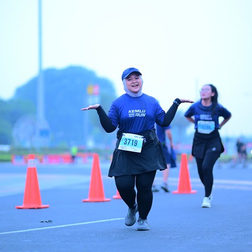 Race photo from KEMLU RUN 2026
