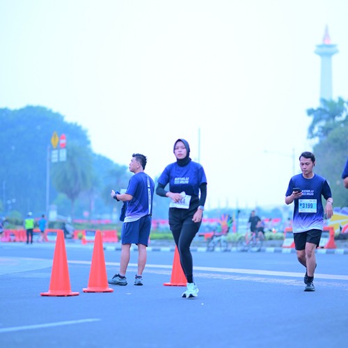 Race photo from KEMLU RUN 2026