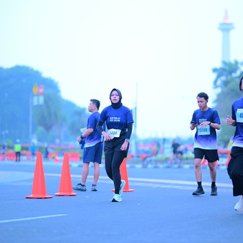 Race photo from KEMLU RUN 2026