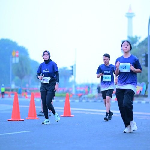 Race photo from KEMLU RUN 2026