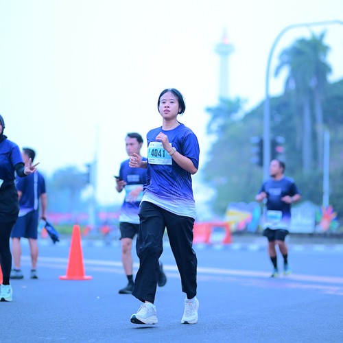 Race photo from KEMLU RUN 2026