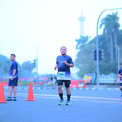 Race photo from KEMLU RUN 2026