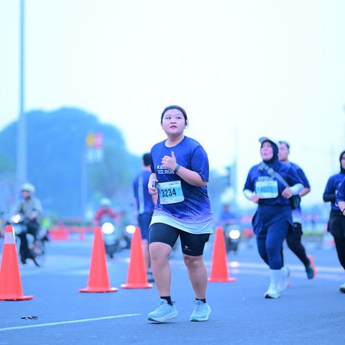 Race photo from KEMLU RUN 2026