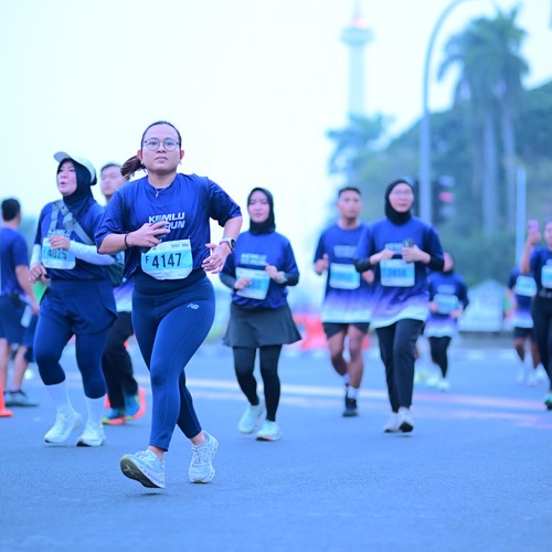 Race photo from KEMLU RUN 2026