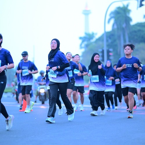 Race photo from KEMLU RUN 2026
