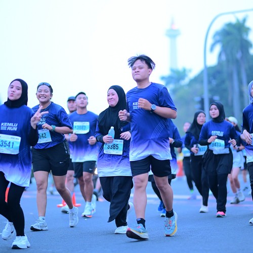 Race photo from KEMLU RUN 2026