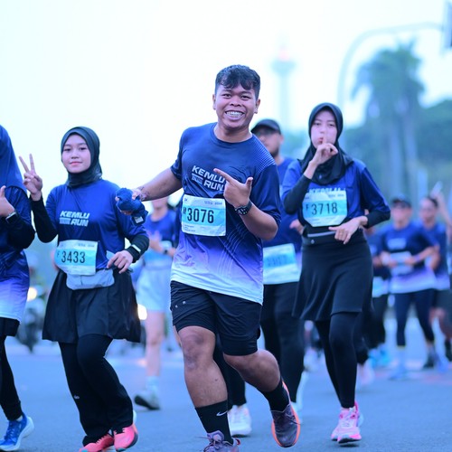 Race photo from KEMLU RUN 2026