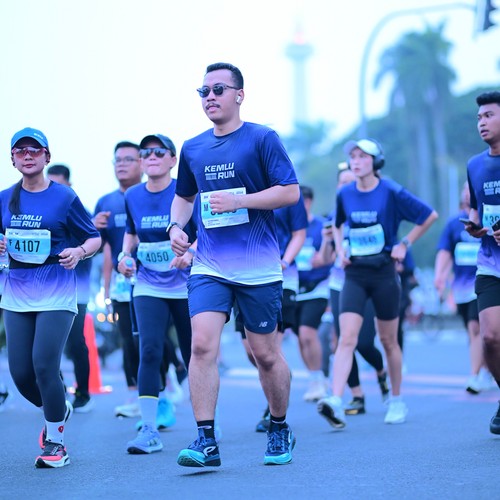 Race photo from KEMLU RUN 2026