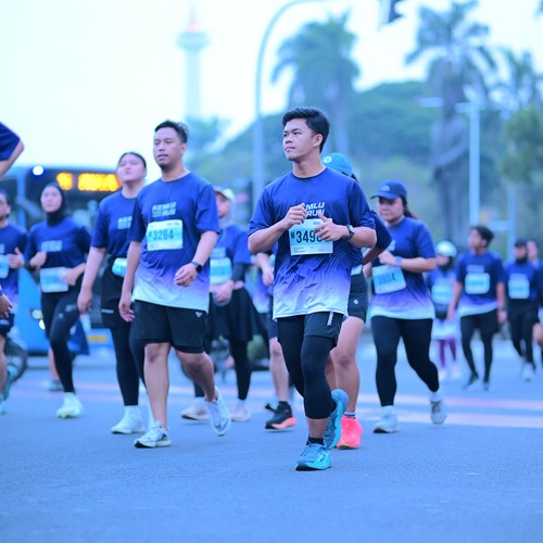 Race photo from KEMLU RUN 2026