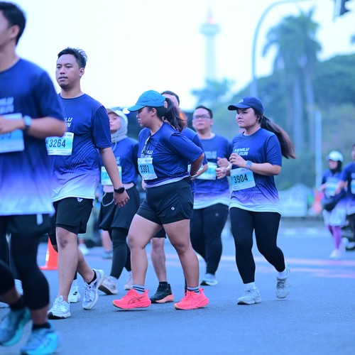 Race photo from KEMLU RUN 2026