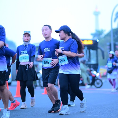 Race photo from KEMLU RUN 2026