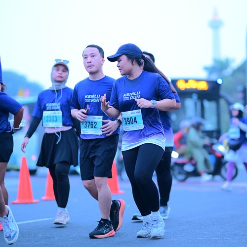 Race photo from KEMLU RUN 2026