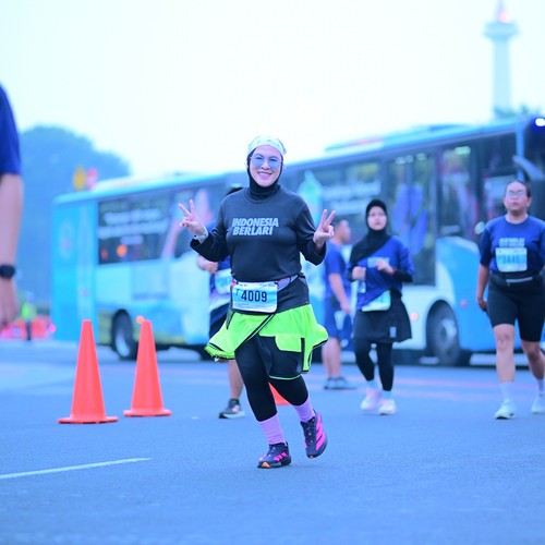 Race photo from KEMLU RUN 2026