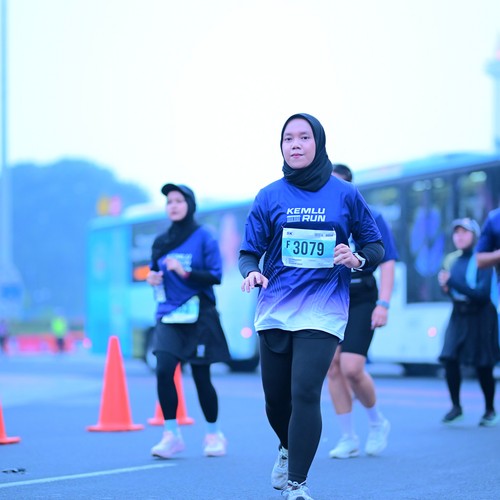 Race photo from KEMLU RUN 2026
