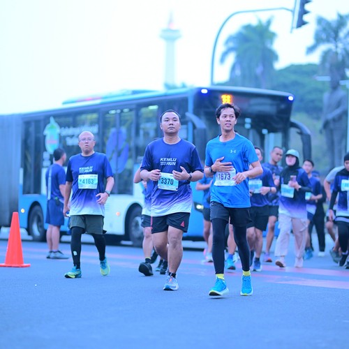 Race photo from KEMLU RUN 2026