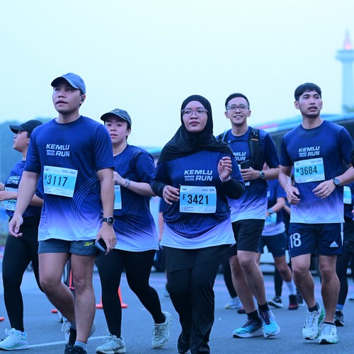Race photo from KEMLU RUN 2026