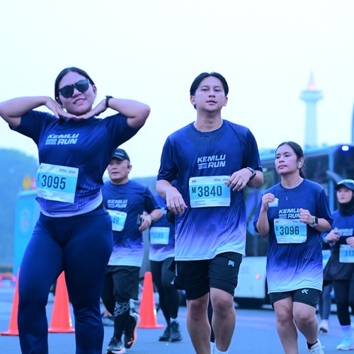 Race photo from KEMLU RUN 2026
