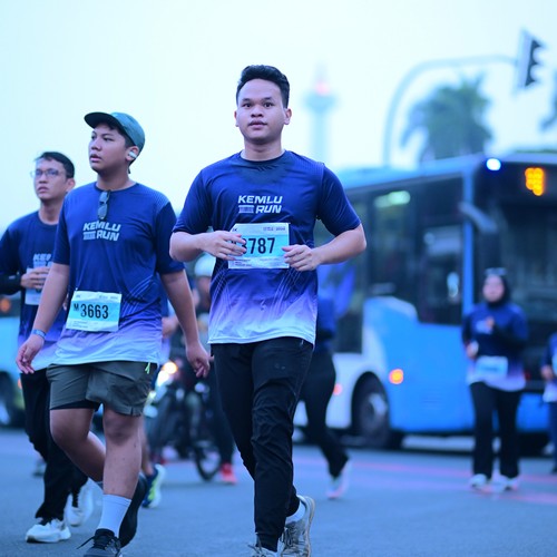 Race photo from KEMLU RUN 2026