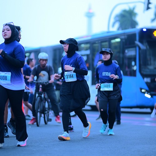 Race photo from KEMLU RUN 2026