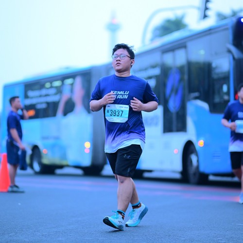 Race photo from KEMLU RUN 2026