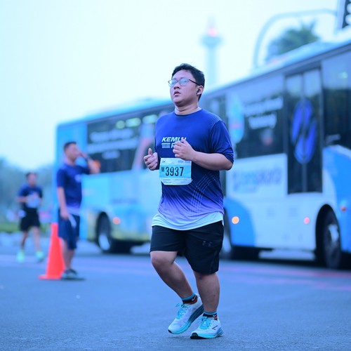 Race photo from KEMLU RUN 2026