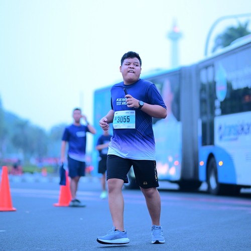 Race photo from KEMLU RUN 2026