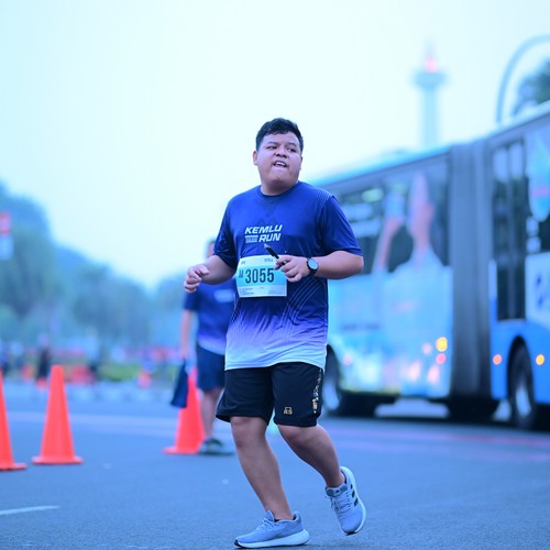 Race photo from KEMLU RUN 2026